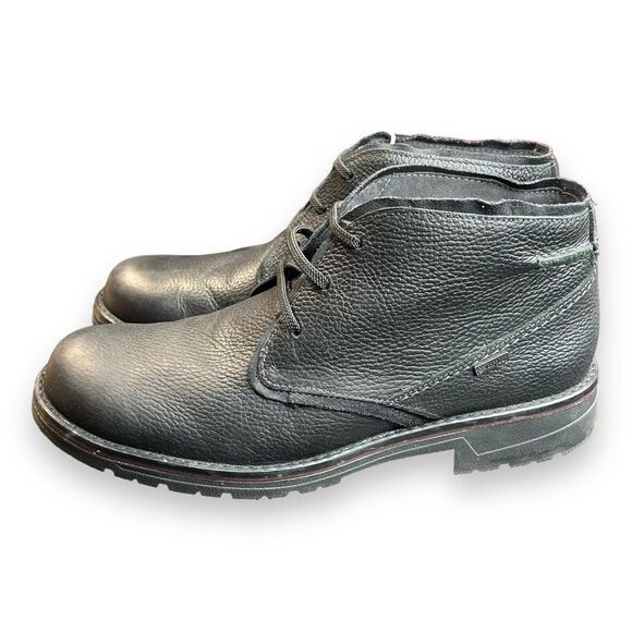 Clarks Morris Peak Waterproof Oxfords Men\'s Size 10 M‎ Black main image 4